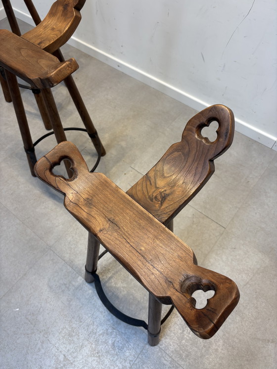 Image 1 of Set of 3 Marbella Bar Stools