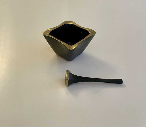 Image 1 of Walter Bosse Aschenbecher au Messing pour Hertha Baller Vienne 