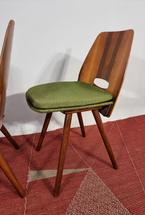 Image 1 of Vintage eetkamerstoelen 1970, set van 4