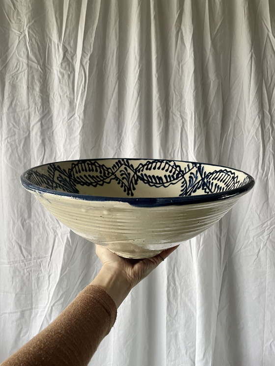 Image 1 of Grote handgemaakte terracotta kom