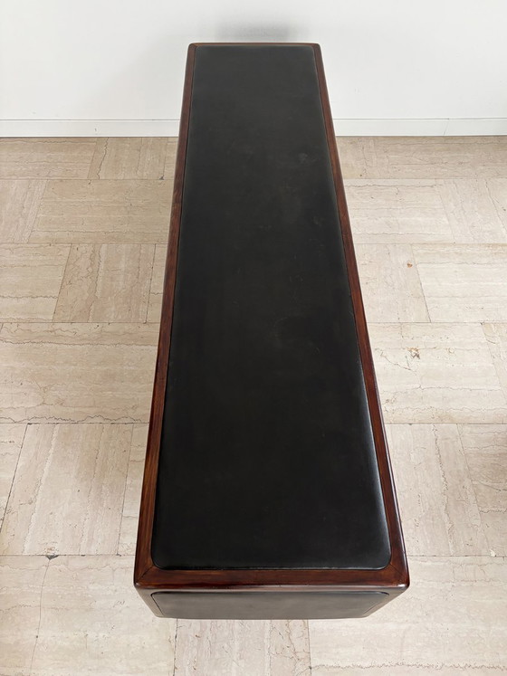 Credenza in legno e pelle, Finlandia, anni '50 – Credenze con vetrina, Scandinavian (photo 8 of 21)