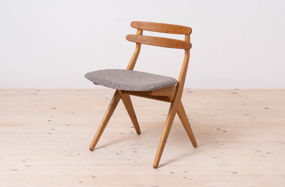 Image 1 of Set of 4 Dining Chairs, model SAKS by Poul Volther, Timless Danish Design, Fully Restored