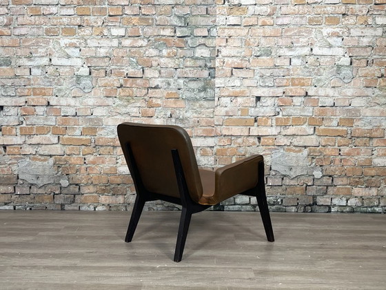 Poltrona Frau Jockey – Cognac | Poltrona Frau Style Center – Armchairs, Leather, Wood (photo 7 of 16)