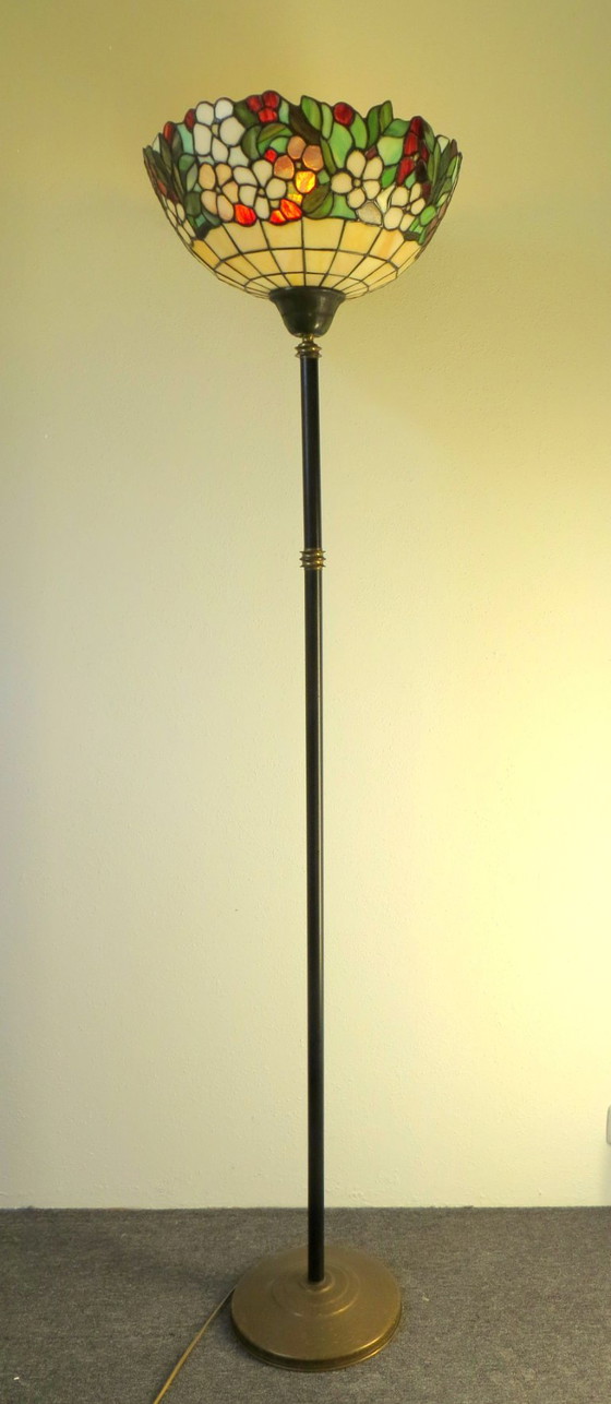 Lampada da terra Tiffany – Lampade da terra, Glass, Metal (photo 8 of 10)