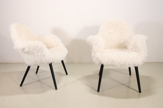 Image 1 of 2 sedie organiche Vitra di Charles Eames e Eero Saarinen