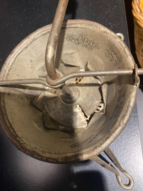 Food Mill Moulinette – Cast Aluminum – Made in France – 1950s-1960s – Decorative Objects, Aluminium, Wood (photo 3 of 4)