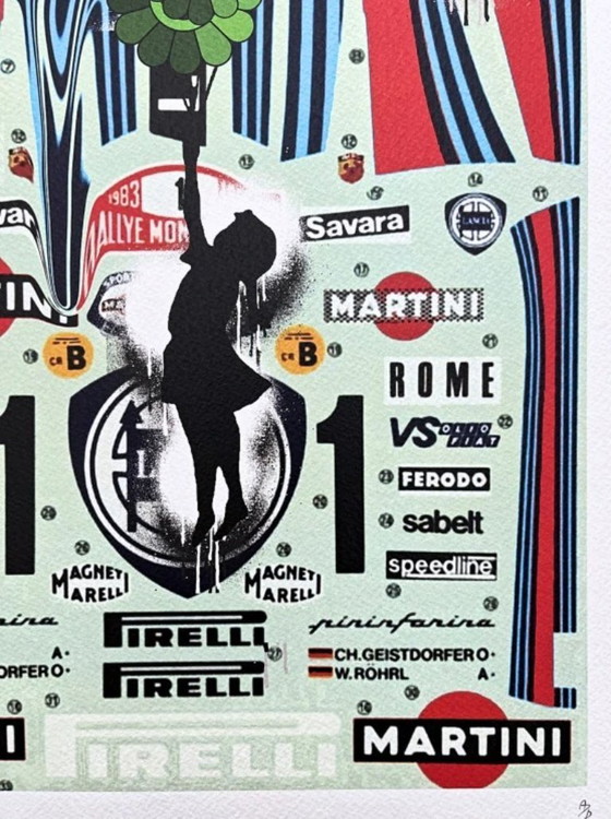 Image 1 of Death Nyc - Ragazza con palloncino verde di Murakami e Martini - Edizione limitata con certificato