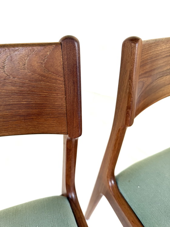 Image 1 of 6 chaises de salle à manger vintage, Korup Stolefabrik '70