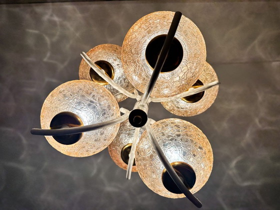 Vintage Richard Essig Spoetnik – Pendant lamps, Glass, Metal (photo 7 of 14)