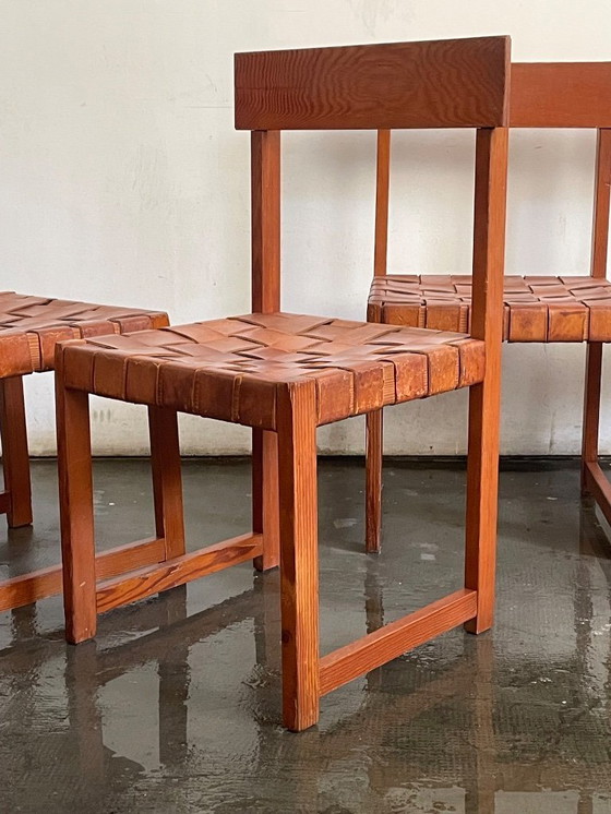 Image 1 of Set van 4 vintage Spaanse stoelen