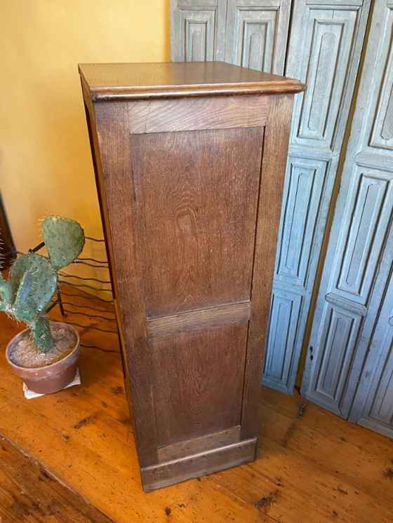 Image 1 of Roller shutter cabinet Archive cabinet Music cabinet Art Deco Scholz French