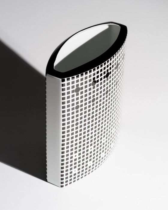 Image 1 of Victor Vasarely for Rosenthal “Art Collection No. 4” Vase XL Op Art Porcelain