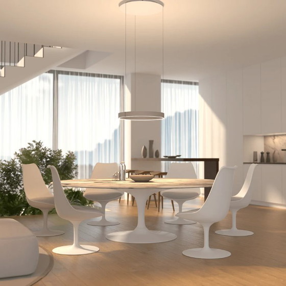 Image 1 of Tavolo rotondo Tulip, Saarinen KNOLL bianco, diametro 160 cm