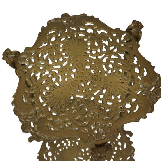 Image 1 of Pflanztisch aus französischem Messing