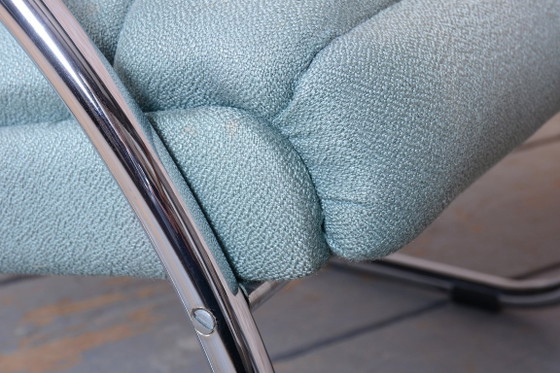 Een paar gerestaureerde Bauhaus-fauteuils van R. Slezak, model K32, chroom, Tsjechië, jaren 1930. – Textile (photo 33 of 34)