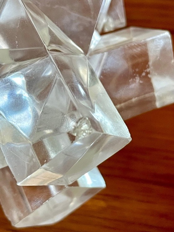 Image 1 of Vintage, vetro acrilico, puzzle di diamanti, anni '70 circa