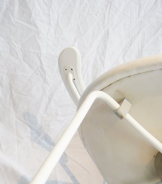 Image 1 of Stoel Mod. 3207 Arne Jacobsen wit leer