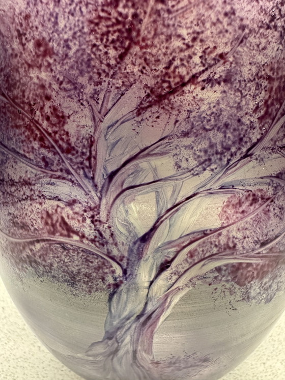 Image 1 of Vaso in vetro Hans Jürgen Richartz Studio – Collezione d'arte Richartz – anni '80
