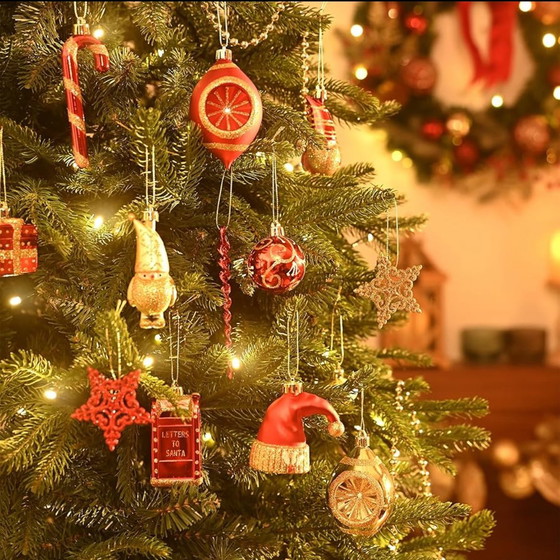 Image 1 of Luxe Vintage Kerstballen