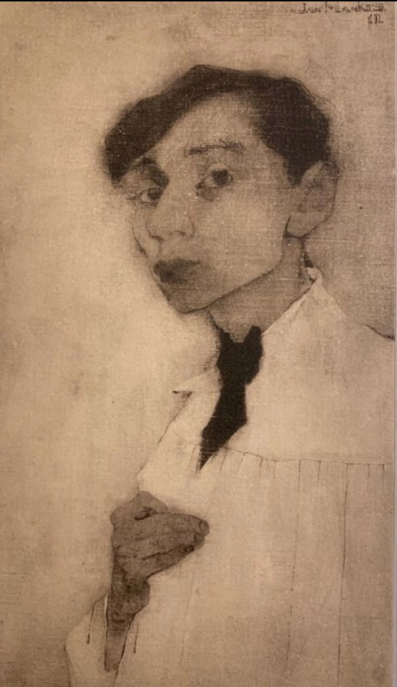 Image 1 of Jan Mankes (1889-1920) - Zelfportret