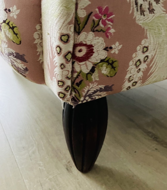 Image 1 of Fauteil bloemenstof