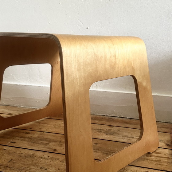 Image 1 of Vintage houten krukjes IKEA Lisa Norinder set van 4 Zweeds design jaren 90