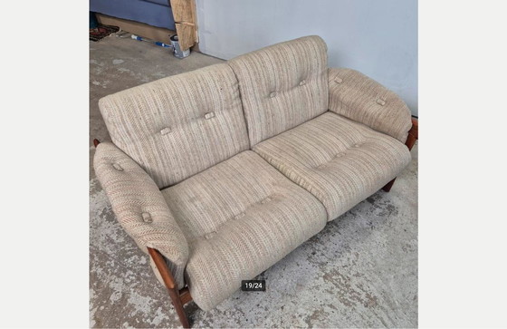 Image 1 of H.W. Klein Bramin Vintage Scandinavian, 2 and 3-seater sofa