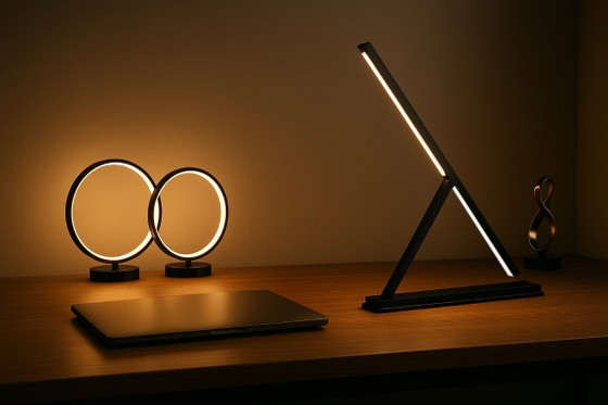Image 1 of Lampe de table Achille vert olive