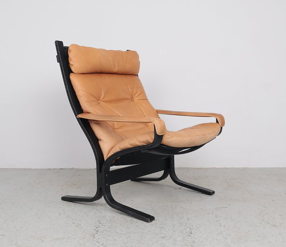 Image 1 of Ingmar Relling leather Siesta armchairs, 1970s