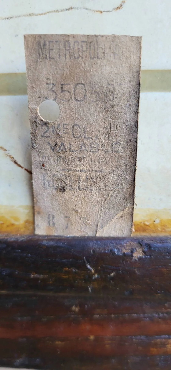 Panca metro parigina / Panca Sprague degli anni '30 – Panche, Wood, Metal, Art Deco (photo 6 of 9)