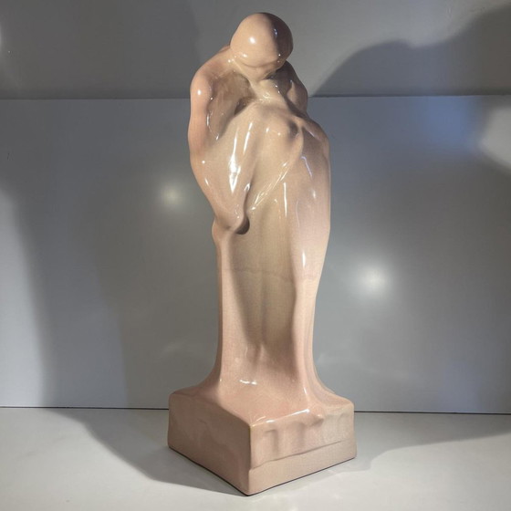 Sculture Il Bacio di Cris Agterberg per Roger Guerin, 1940 – Ceramic, Art Deco (photo 2 of 11)
