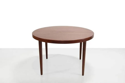 Round Rosewood dining table by Kai Kristiansen, 1960s – Mobler, eettafels, Vintage (photo 2 of 6)