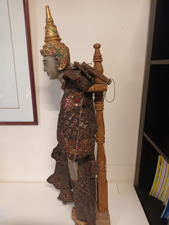Image 1 of Alte burmesische Fadenpuppe