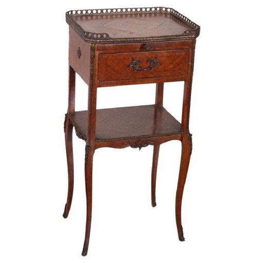 Antique Nightstand, Italy Late 19th Century