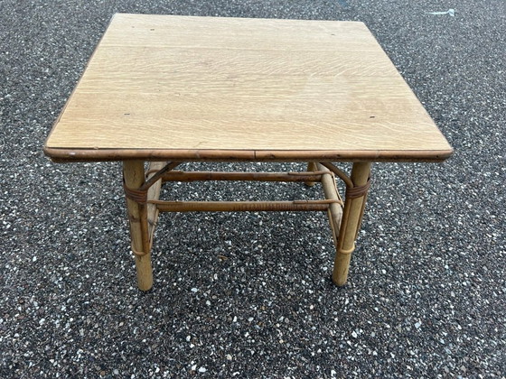 Image 1 of Rattanstuhl und Schreibtisch