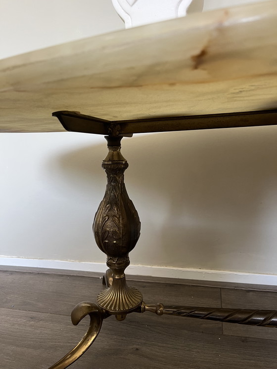 Image 1 of Vintage onyx coffee table
