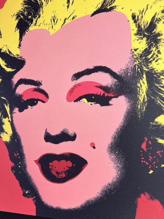 Image 1 of 1986 Carnegie Museum of Art After Andy Warhol "Marilyn Monroe" Lithograph
