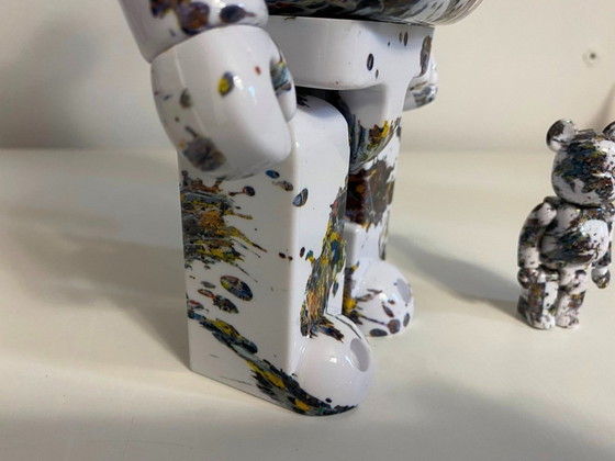 Bearbrick Jackson Pollock Studio Splash Version 400% + 100% Medicom Toys – Decorative Objects, Plastic (photo 6 of 12)