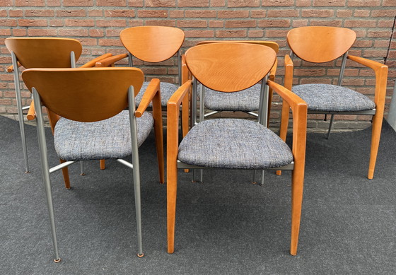 Image 1 of 6 x Memphis Style Stühle