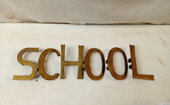 Image 1 of Lettere in ottone vintage
