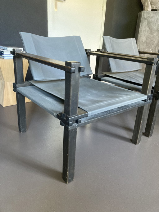 Gerard Lange Coffee Table + 2 Armchairs – fauteuils, Wood (photo 2 of 5)