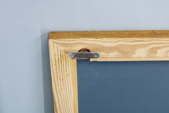 Image 1 of 1970S Pair Of Oak Large Square Mirrors, Czechoslovakia