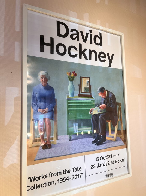 Image 1 of Affiche Originale David Hockney - Exhibition at BOZAR - Collection Tate