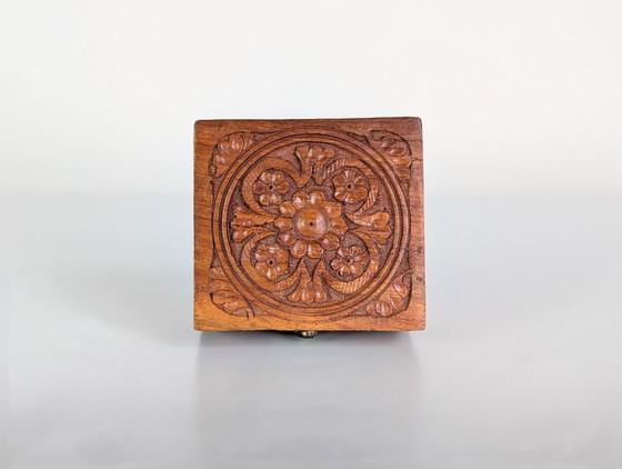 Image 1 of Vintage wooden box, jewelry box, jewelry case, gift