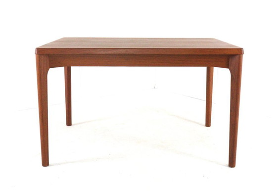 Image 1 of Henning Kjaernulf for Vejle rectangular extendable dining table Danish vintage
