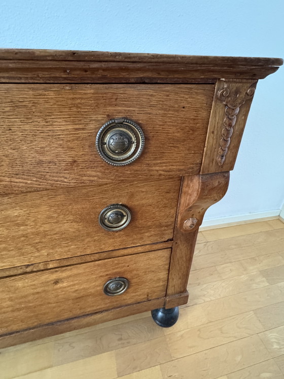 Image 1 of Antieke eiken ladenkastje