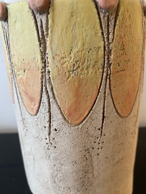 Image 1 of Scultura vegetale artigianale vintage ingenua