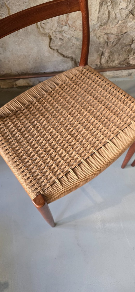 Image 1 of Arne Wahl Iversen (1927-2016) - Paar stoelen van Glyngøre Stolefabrik, DK, circa 1950-1960