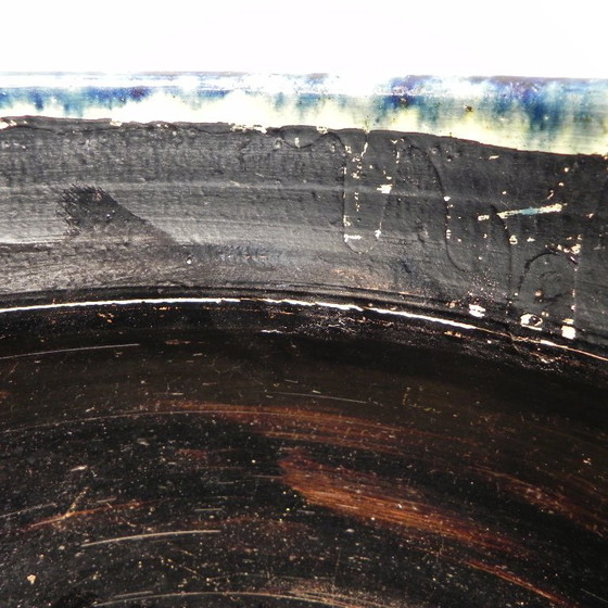 Image 1 of Flemish flowerpot on pedestal, ceramic, 1920s