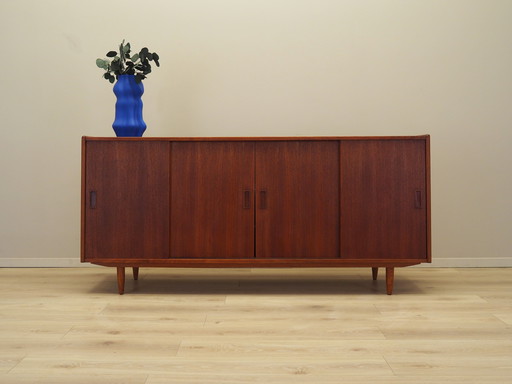 Credenza in teak, design danese, anni '70, produzione: Danimarca